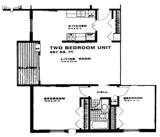 2 Bedroom Apartment for Rent - New Brighton, MN